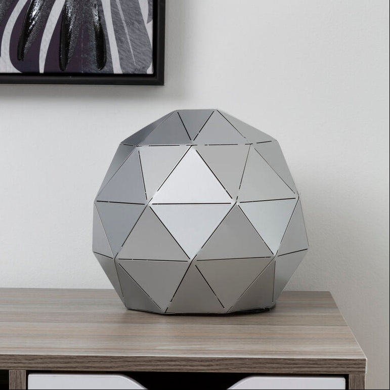 Silver Finish Table Lamp | Mateo
