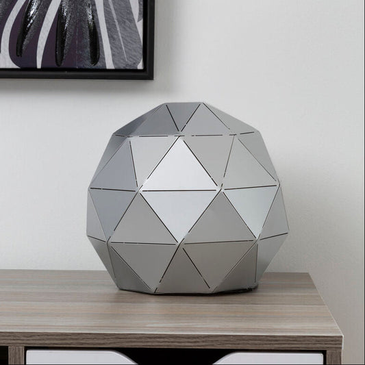 Silver Finish Table Lamp | Mateo