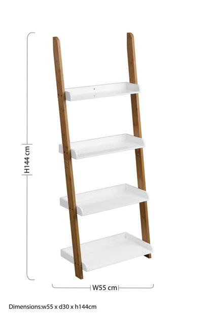 Nostra 4 Tier Shelf Ladder Unit