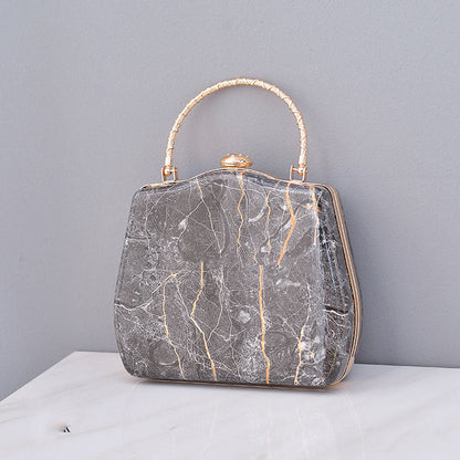 Fashion Simple Ladies Marble Crossbody Bag