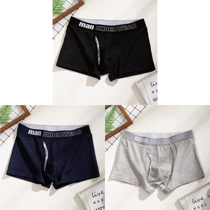 Mens Boxers 100% Cotton Underwear Sleep Underpants Men Panties Shorts Comfortable Plus Size Mens Underwear Boxer Hombre Men 4XL