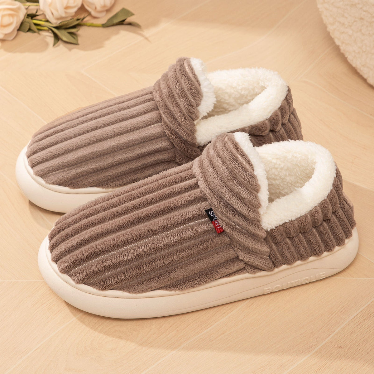 Cotton Shoes Winter Women's Home Slippers Cotton