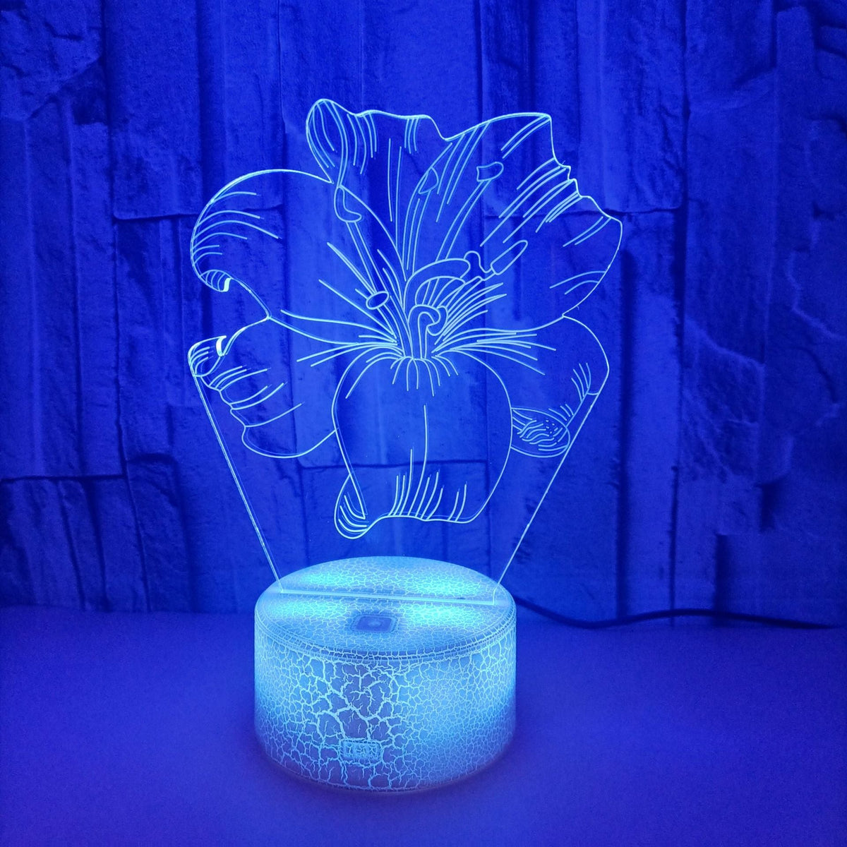 Colorful Creative Valentine's Day Gift 3D Table Lamp