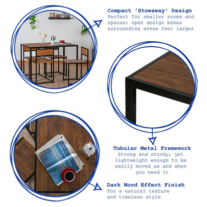 Two-Seater Compact Dining Set