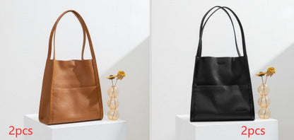 Cowhide Tote Large Capacity Shoulder Bag