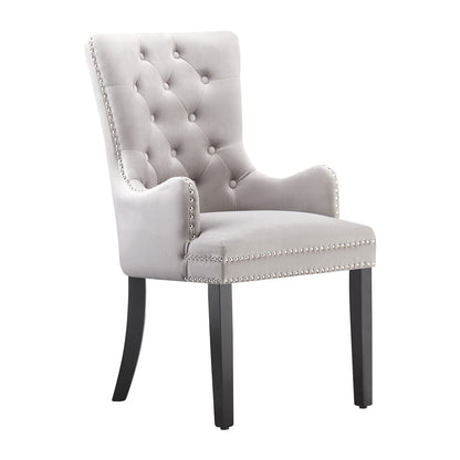 Windsor LUX Velvet Dining Chair (with armrests)