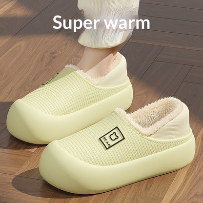 Indoor Waterproof Warm Cotton Shoes For Women