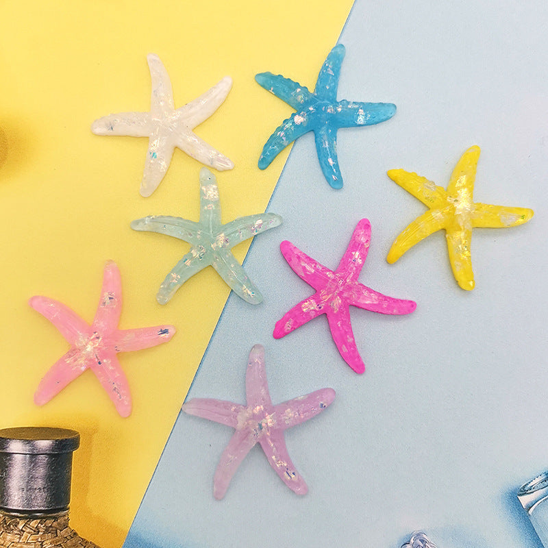 Handmade Diy Cream Glue Phone Case Marine Resin Accessories Starfish