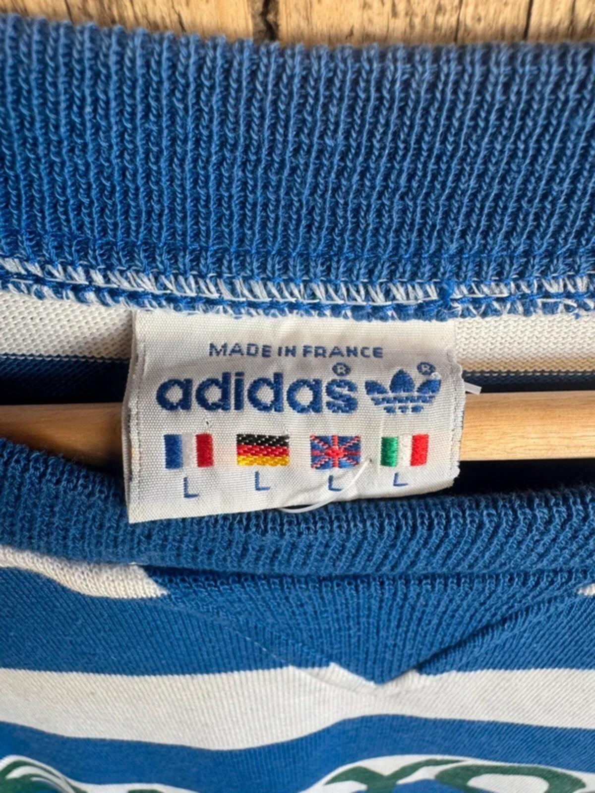 Vintage Adidas Jumper , Made In France , Ventex , Mega Rare , Highly Collectible