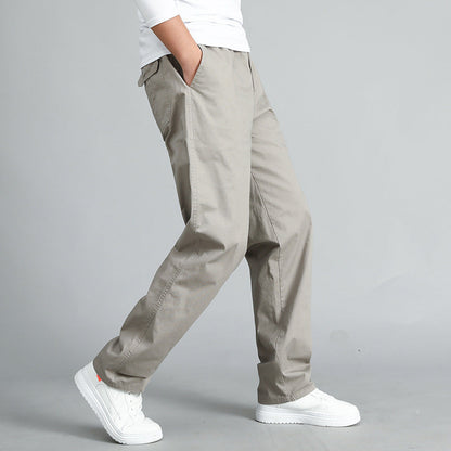 Men's Fall Winter Overalls Casual Straight
