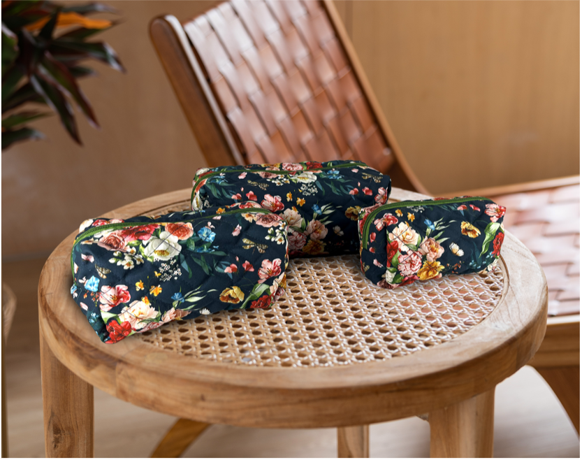Set of 3 Make-Up Bags