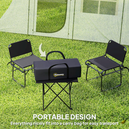 Outsunny 3-4 Man Tunnel Tent, Family Camping Tent with Porch, Bedroom and Living Area, Sewn in Groundsheet, 3000mm Waterproof, Portable with Bag for Hiking, Festival, Backpacking, Khaki