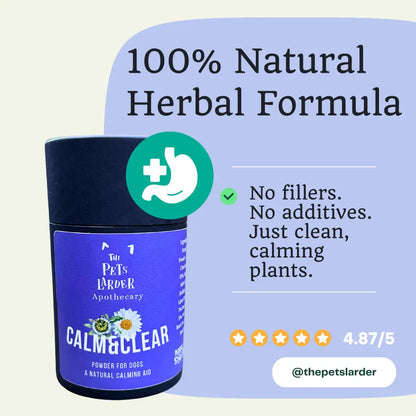 Calm & Clear – Natural Herbal Calming Supplement for Dogs