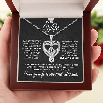 Double-layer Heart Necklace For Women