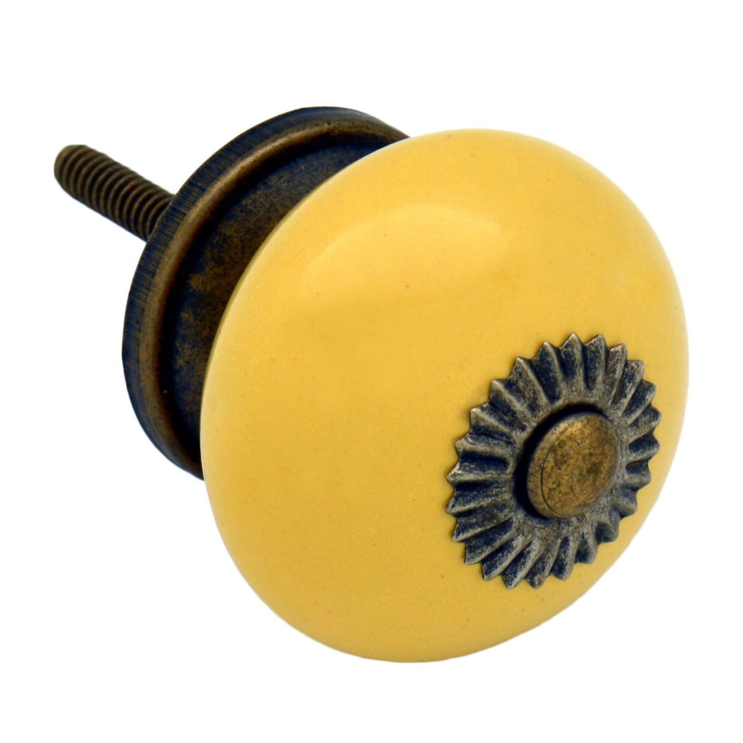 Round Ceramic Cabinet Knob