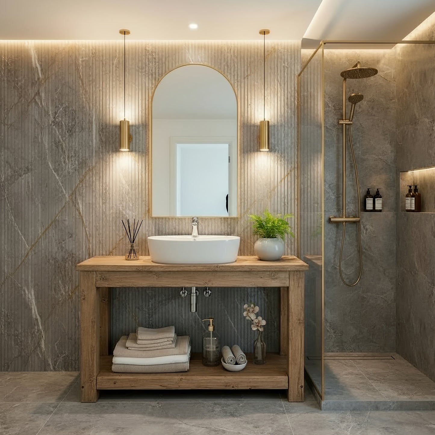 TORO Solid Wood Bathroom Vanity