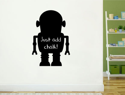 Chalkboard Robot Wall Sticker