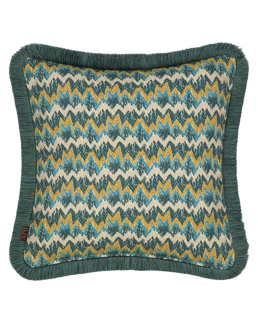 Chanderi Malachite Cushion 50x50cm