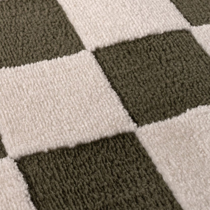 Loft Checkerboard Green Rug