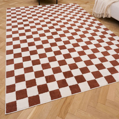 Loft Checkerboard Terra Rug