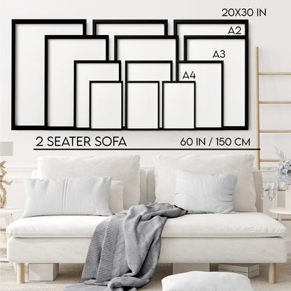 Cute Christmas decor wall art print