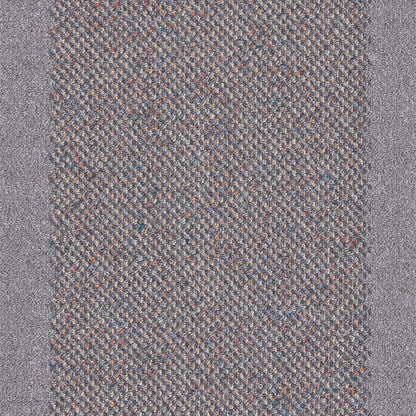 Washable Bordered Silver Grey Rug| 110G