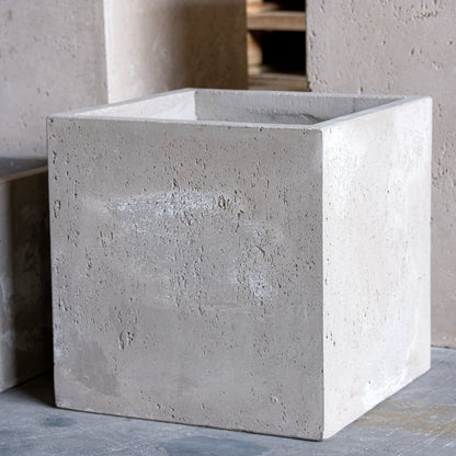 Cubrosa | Truffle – 85cm Extra Large Concrete Square Planter – 459L Block Plant Pot