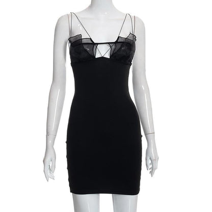 Women's Summer New Slim Fitting Patchwork Dress