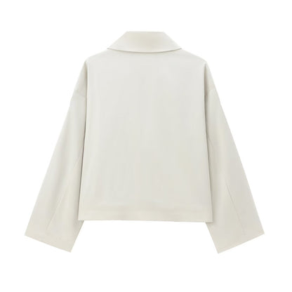 British Style Short Lapel Trench Coat