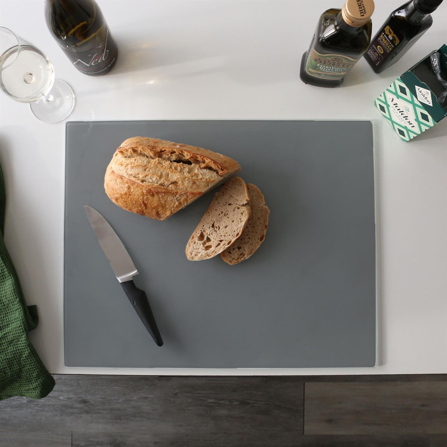 40cm x 30cm Glass Chopping Board