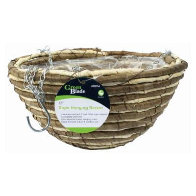Rope Hanging Basket - 30cm