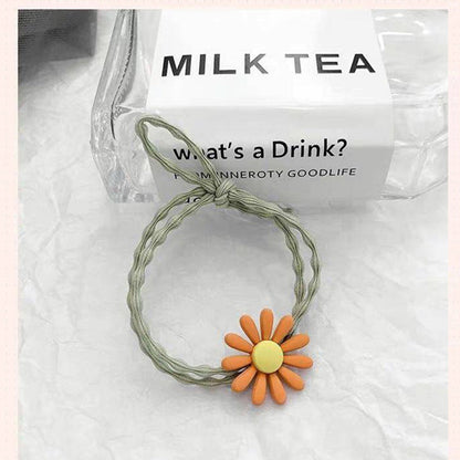 Small Daisy Flower Hair Tie Hair Band