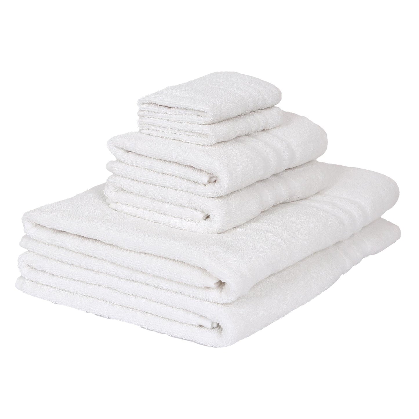6pc Cotton Super Bath Towel & Towels Set
