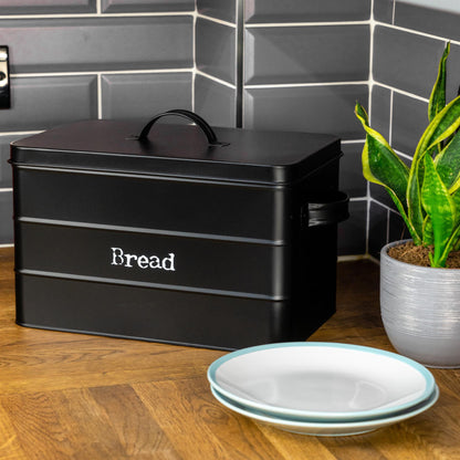 Vintage Metal Bread Bin