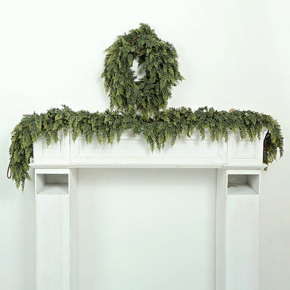 Thickened Cedar Rattan Decorations Christmas Pine And Cypress Rattan