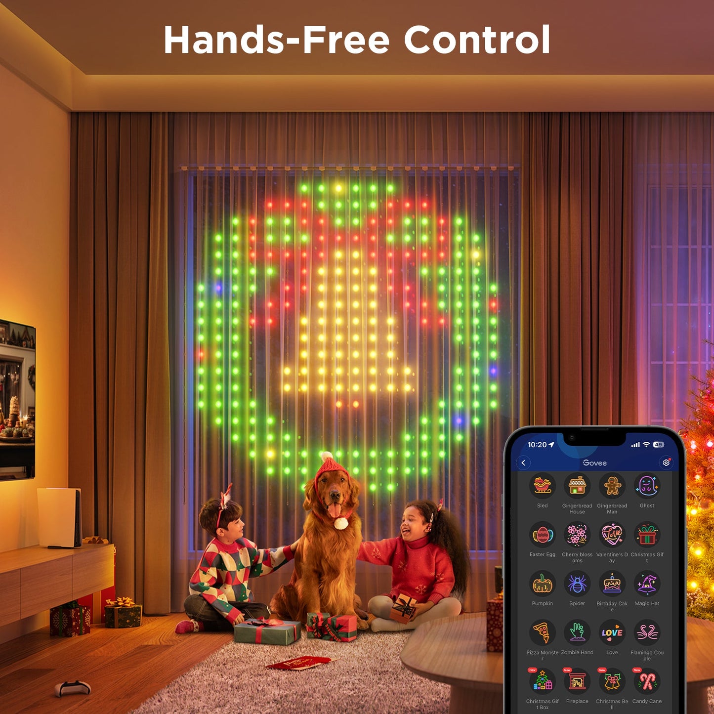 GOVEE CURTAIN LIGHT NETFLIX 400 LED