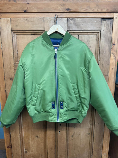 Original 90s Sonneti Bomber Jacket Reversible Rave Coat Unisex Men’s Womens