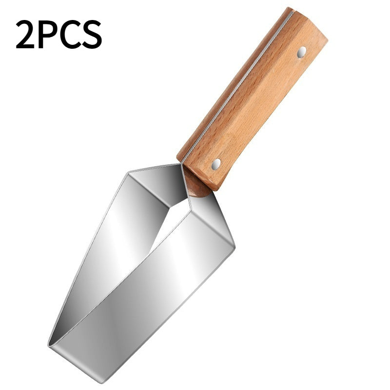 New Watermelon Splitter Watermelon Cutting Artifact 430 Stainless Steel Cutting Piece Splitter Household Melon Triangle Cutting Knife Fruit Knife Kitchen Gadgets