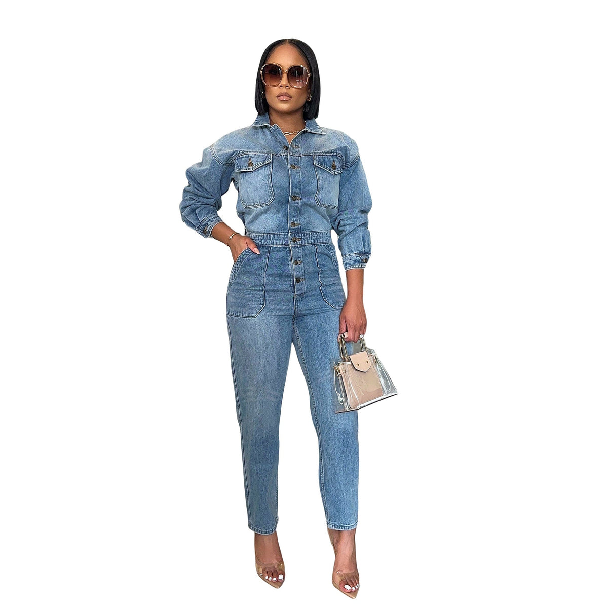 Women's Fashion Denim Jumpsuits