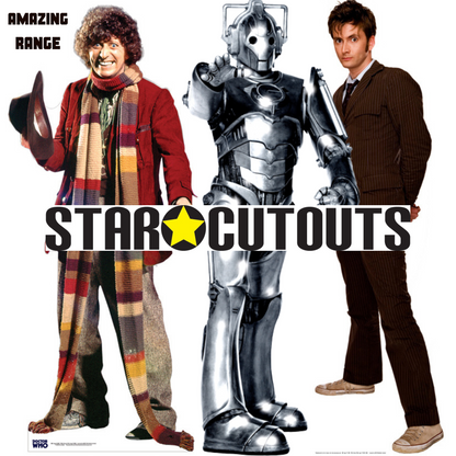 SC705 The Three Doctors 50th Anniversary Special Cardboard Cut Out Height 183cm
