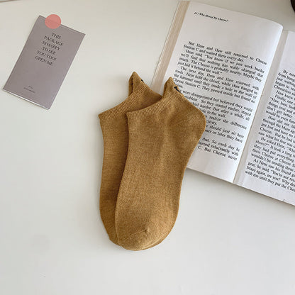 Women's Smiley Ankle Socks Thin Embroidery Ins Short Fashion Tight Socks