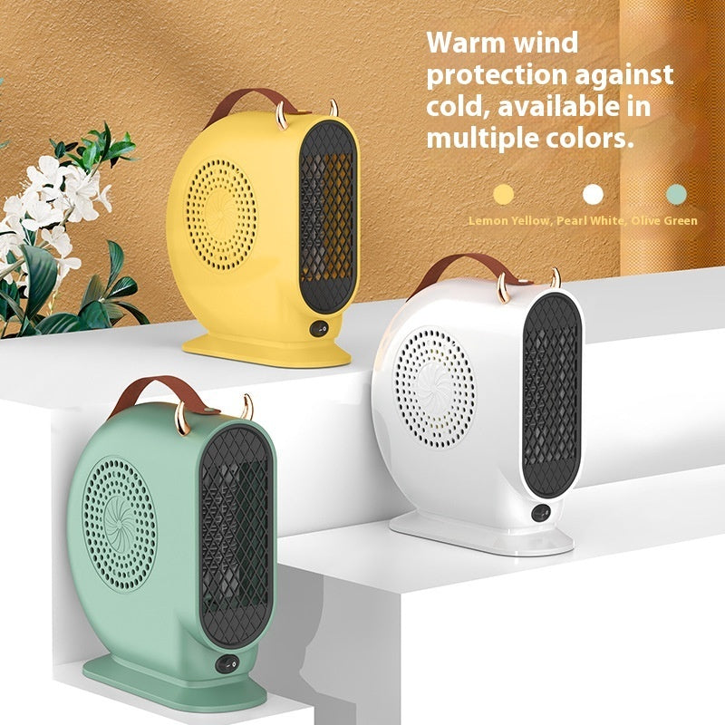 Vertical Desktop Warm Air Blower Small Household Office Heater