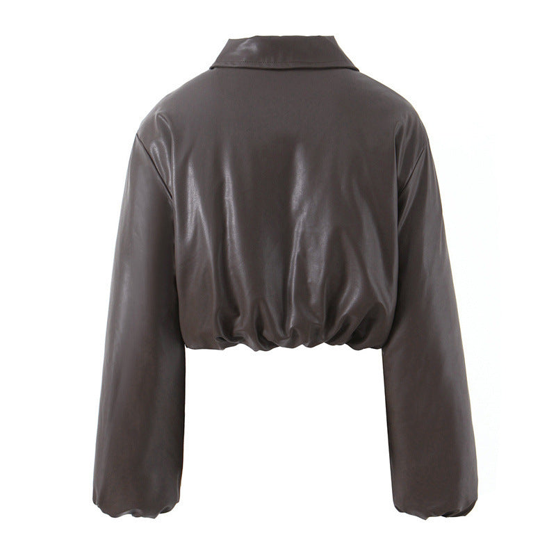 Women's New Black Quilted Padded Jacket