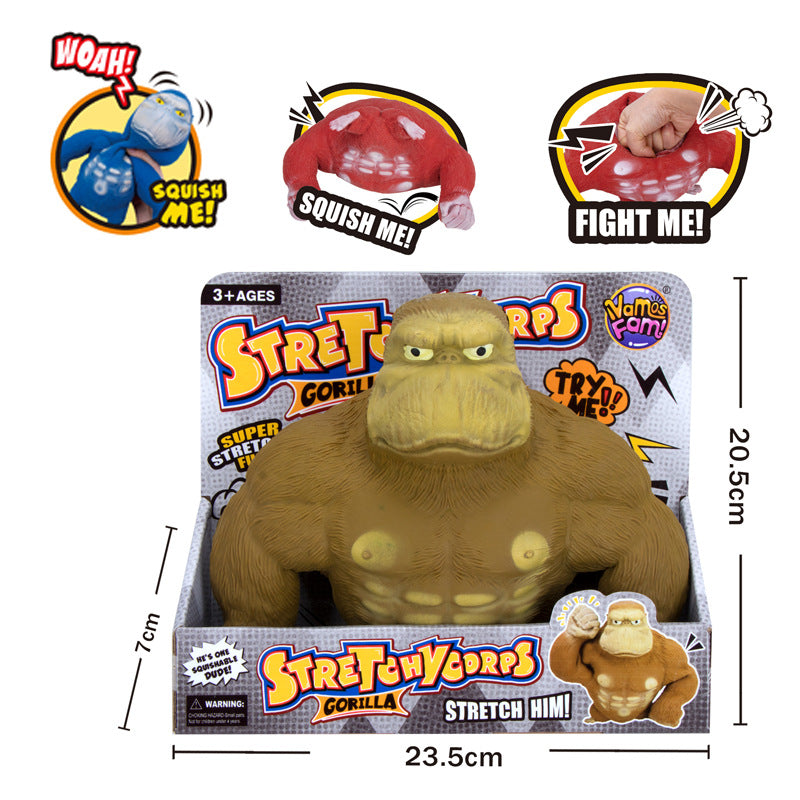 Decompress Gorilla Douyin with the same squeeze toy