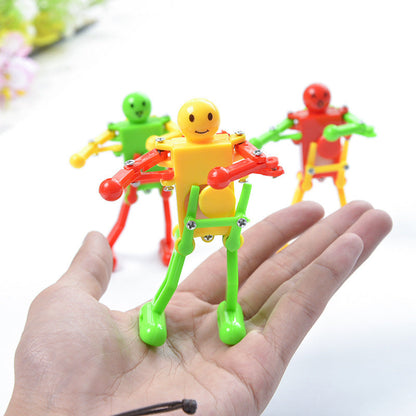 WindUp Dancing Robot Toy – Clockwork Gymnastics Novelty Fidget Toy for Kids