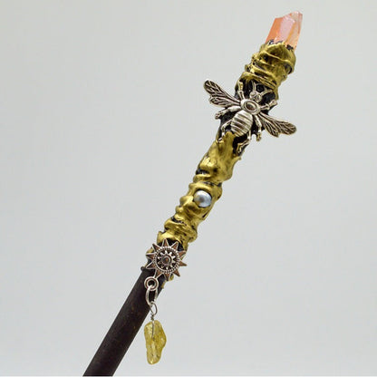 Creative Single Headed Crystal Sugar Square Scepter Ornament