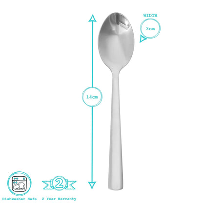 6 x Stainless Steel Teaspoons