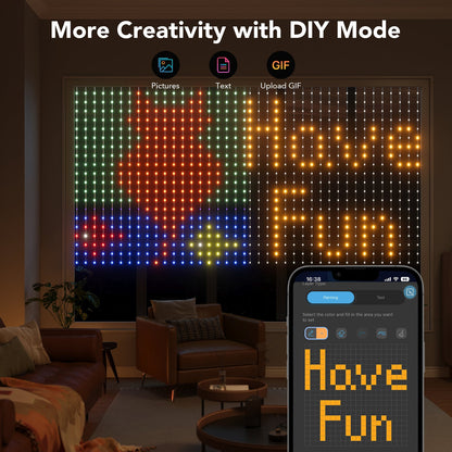 GOVEE CURTAIN LIGHT NETFLIX 400 LED