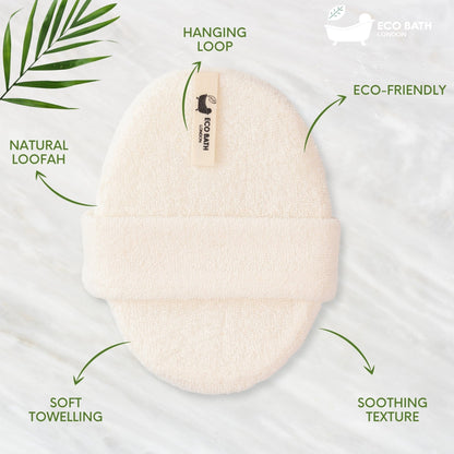 Eco Bath London Natural Loofah Bath Scrubber