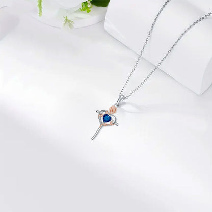 Cross Pendant Necklace Valentine's Day Gift